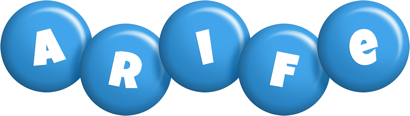 Arife candy-blue logo