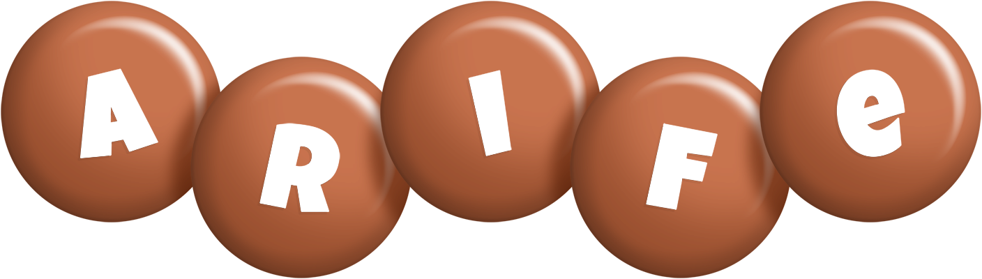 Arife candy-brown logo
