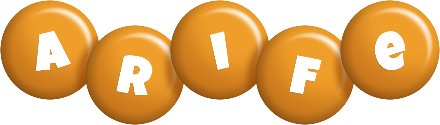 Arife candy-orange logo