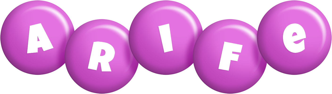 Arife candy-purple logo