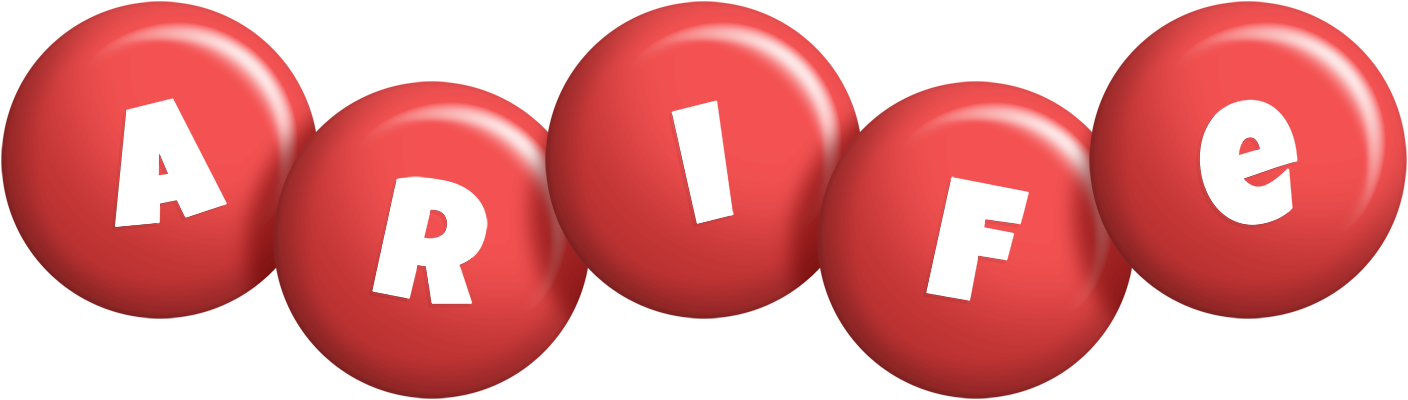 Arife candy-red logo