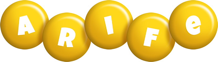 Arife candy-yellow logo