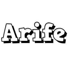 Arife snowing logo