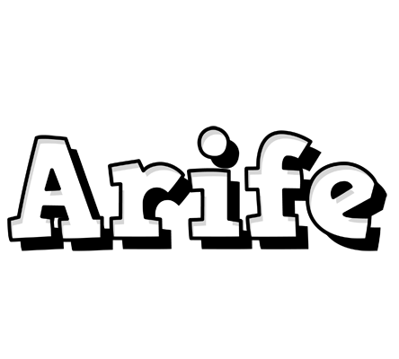 Arife snowing logo
