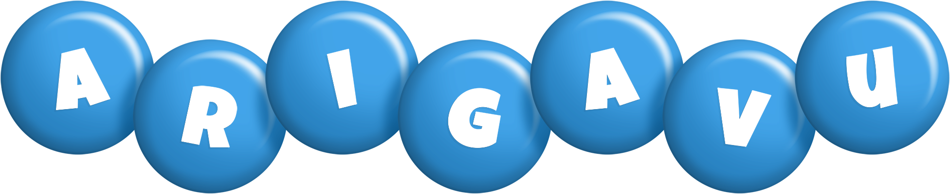 Arigavu candy-blue logo