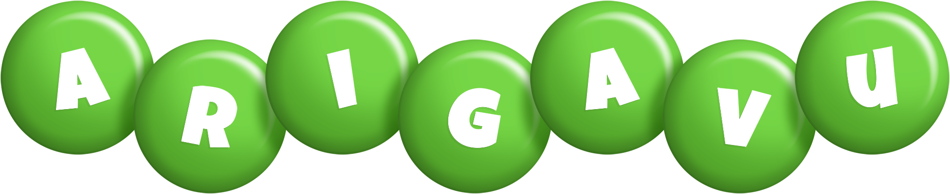 Arigavu candy-green logo