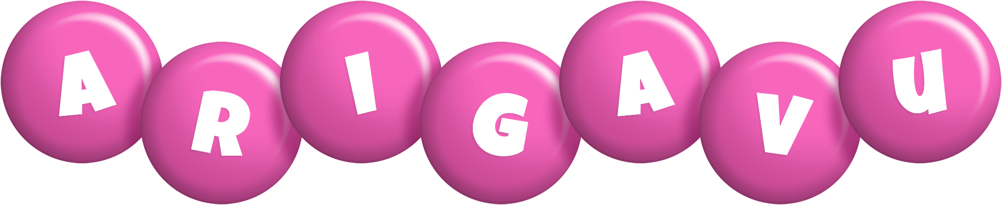 Arigavu candy-pink logo