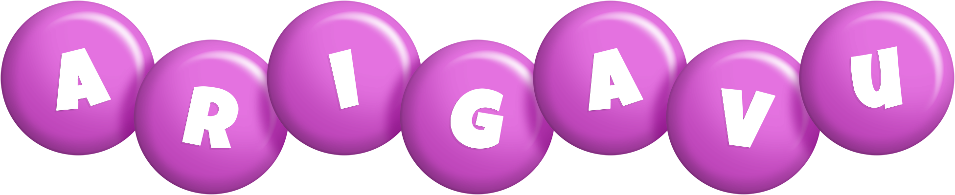Arigavu candy-purple logo