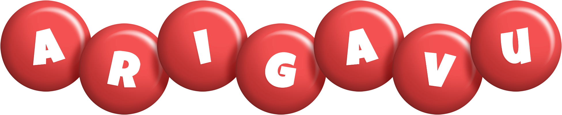 Arigavu candy-red logo