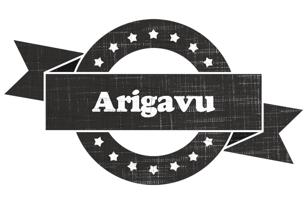Arigavu grunge logo