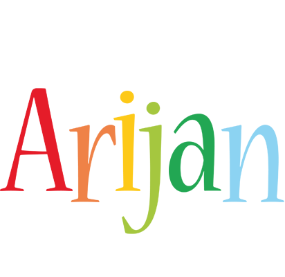 Arijan birthday logo