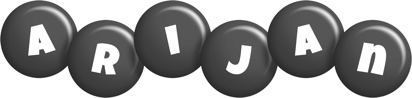 Arijan candy-black logo