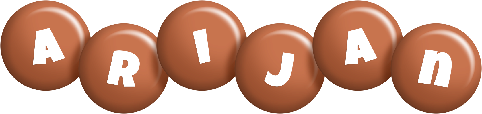 Arijan candy-brown logo