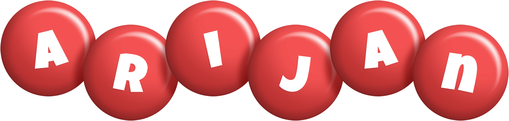 Arijan candy-red logo