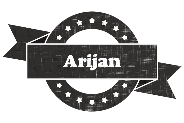 Arijan grunge logo