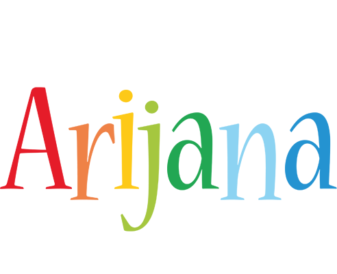 Arijana birthday logo