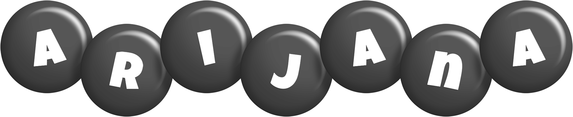 Arijana candy-black logo