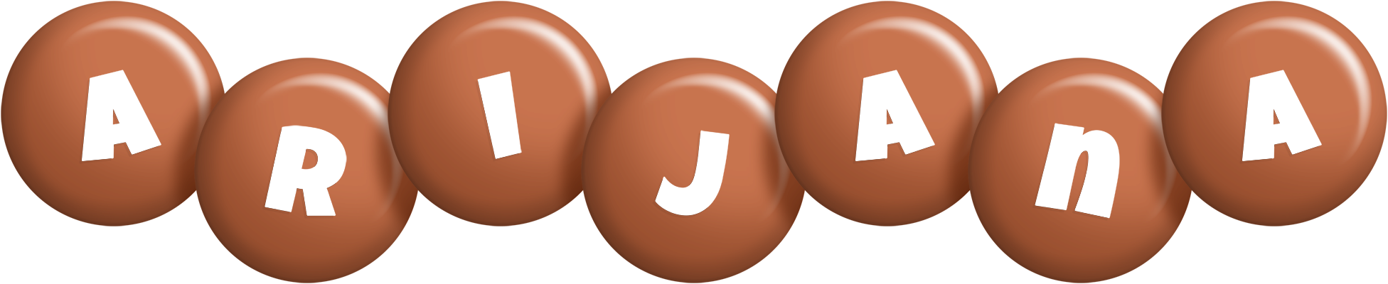 Arijana candy-brown logo