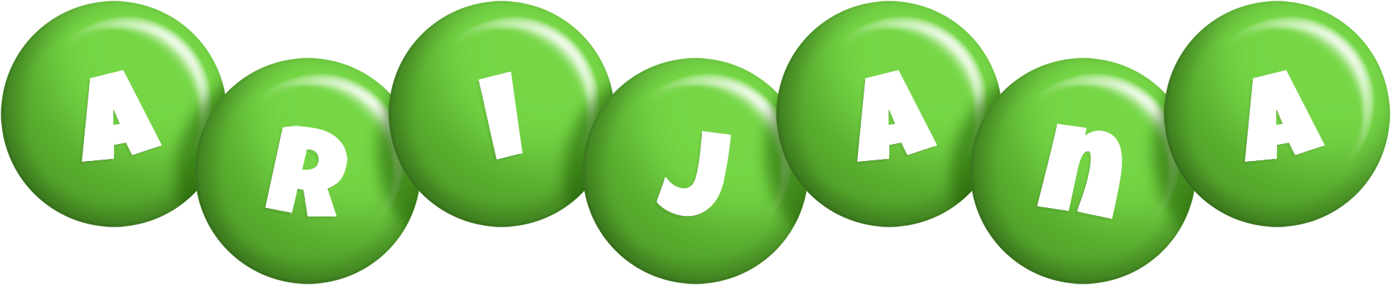 Arijana candy-green logo