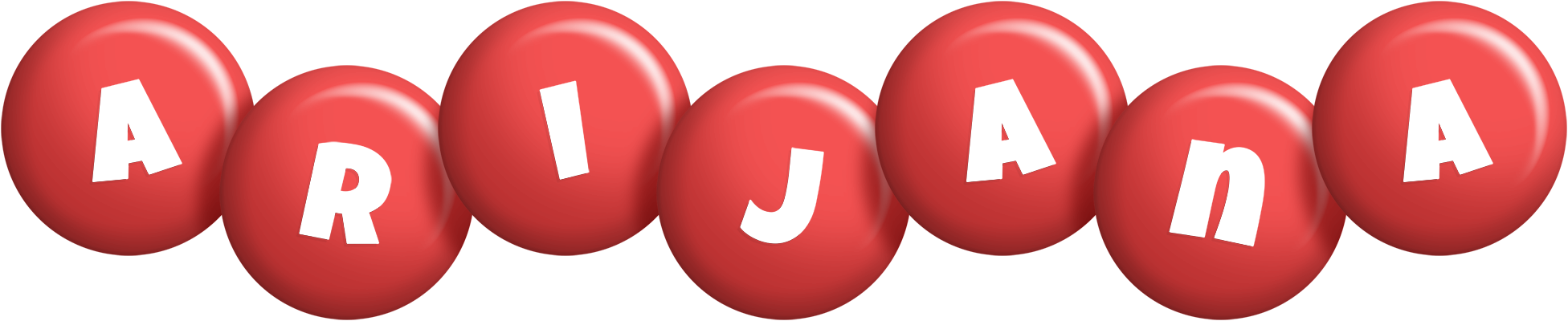 Arijana candy-red logo