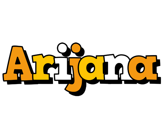 Arijana cartoon logo