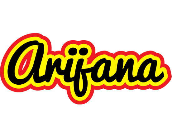 Arijana flaming logo
