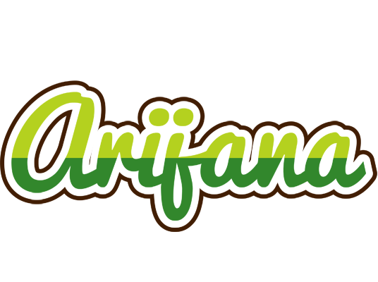 Arijana golfing logo