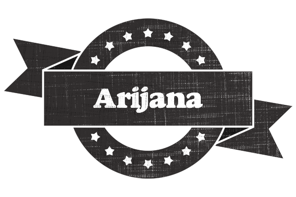 Arijana grunge logo