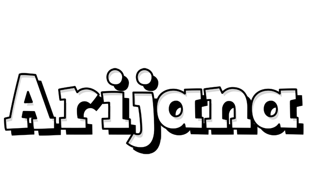 Arijana snowing logo