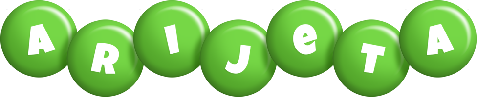 Arijeta candy-green logo