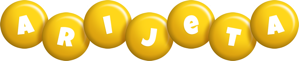 Arijeta candy-yellow logo