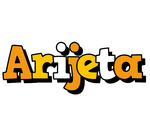 Arijeta cartoon logo