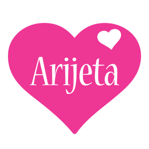 Arijeta love-heart logo