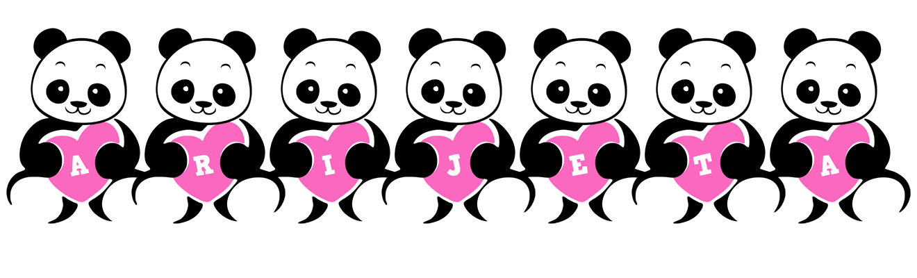 Arijeta love-panda logo