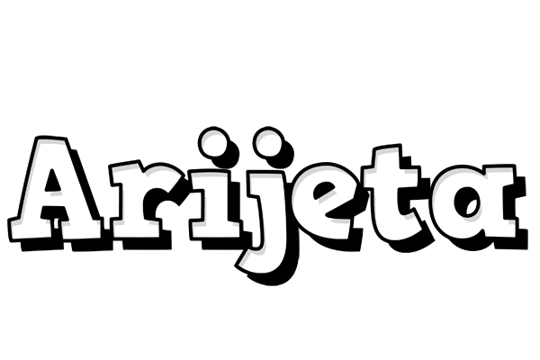 Arijeta snowing logo