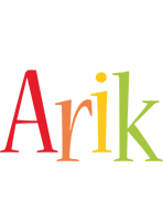 Arik birthday logo