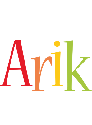 Arik birthday logo