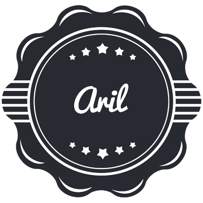 Aril badge logo