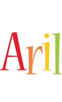 Aril birthday logo