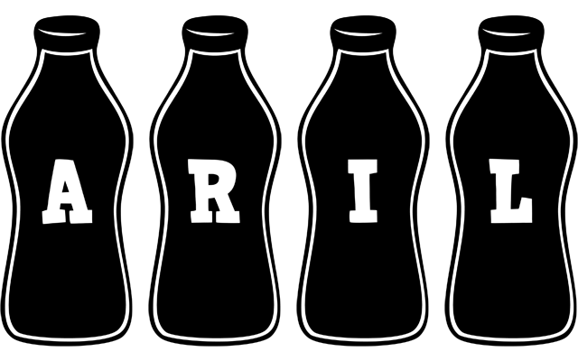 Aril bottle logo