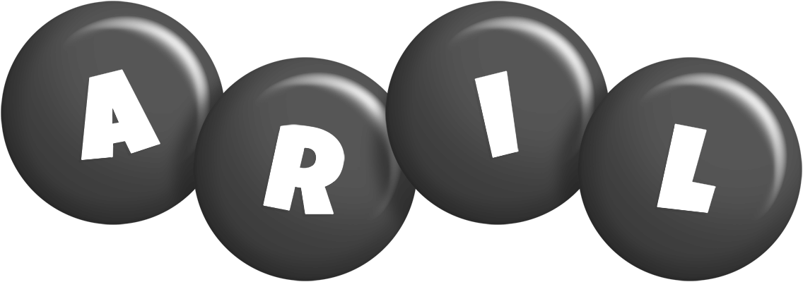 Aril candy-black logo
