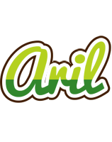 Aril golfing logo