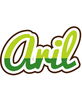Aril golfing logo