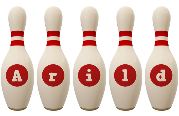Arild bowling-pin logo