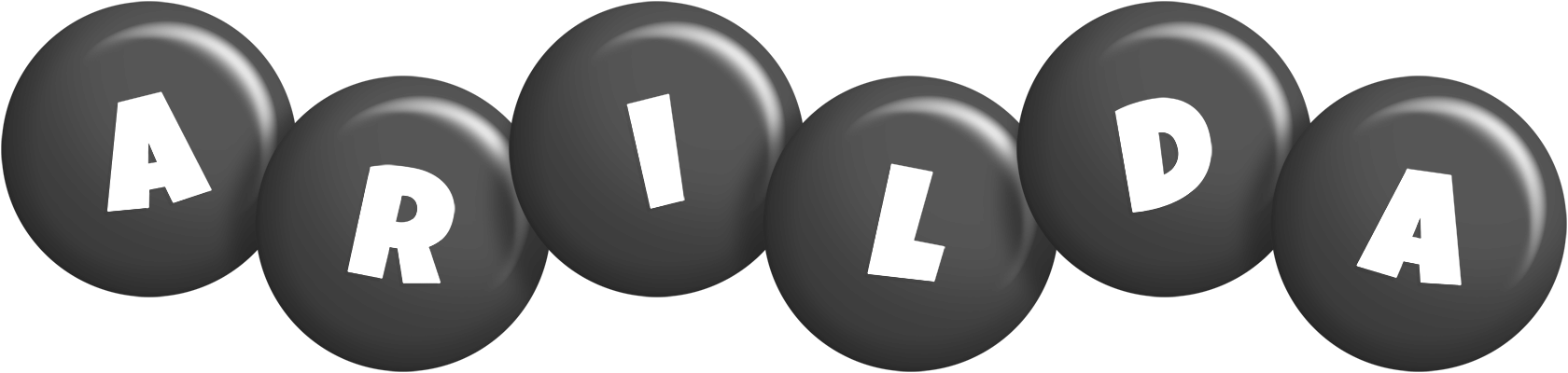 Arilda candy-black logo