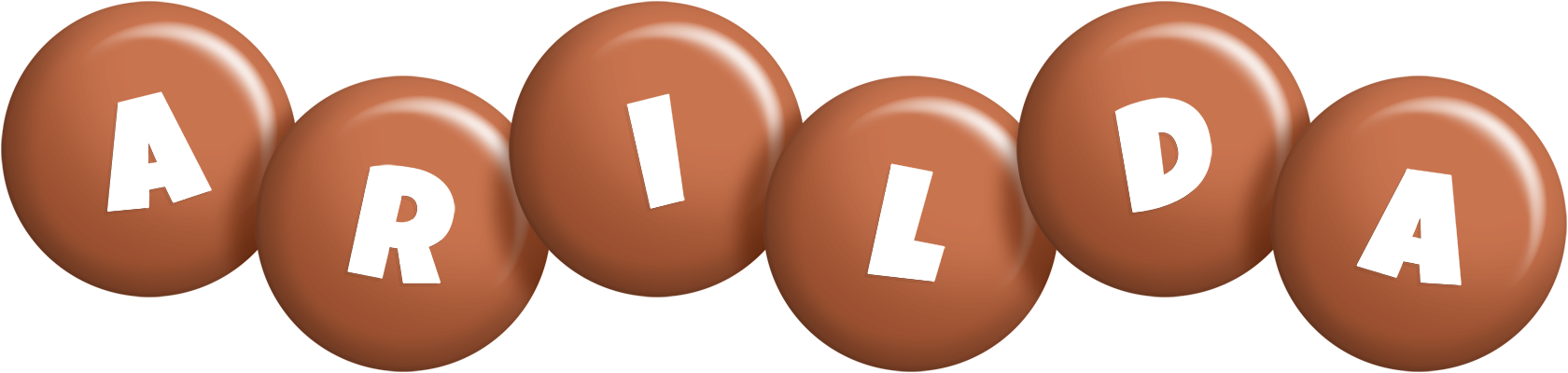 Arilda candy-brown logo