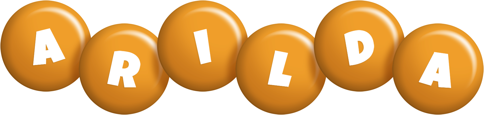 Arilda candy-orange logo