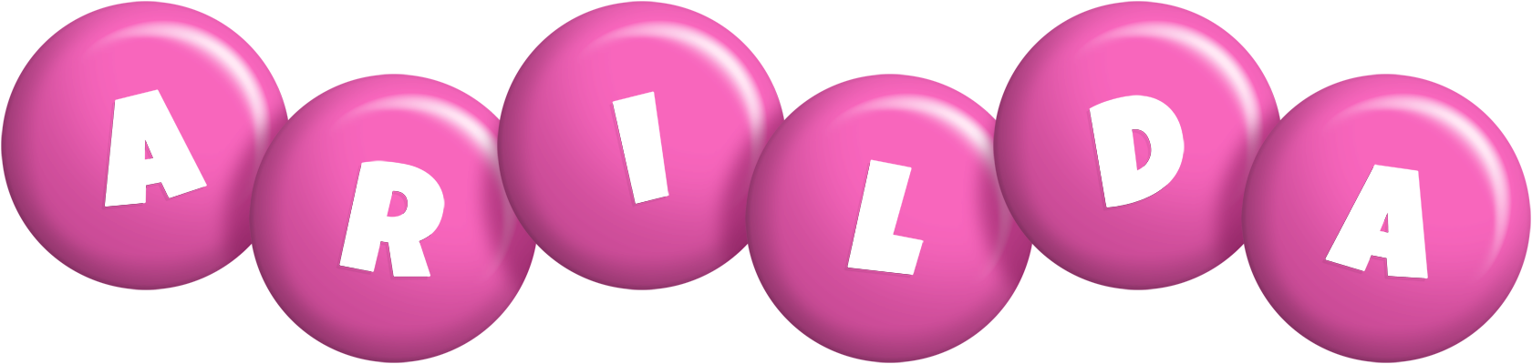 Arilda candy-pink logo