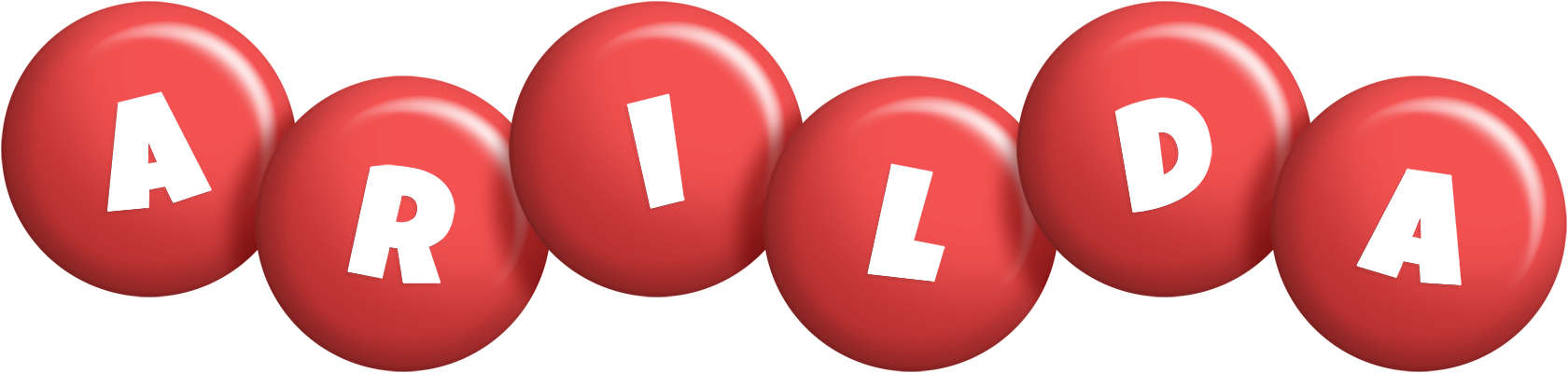 Arilda candy-red logo