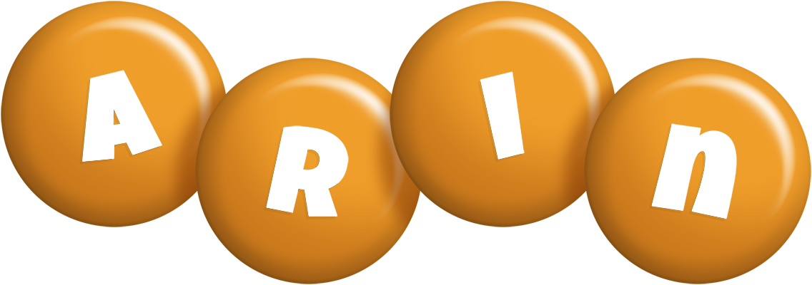 Arin candy-orange logo